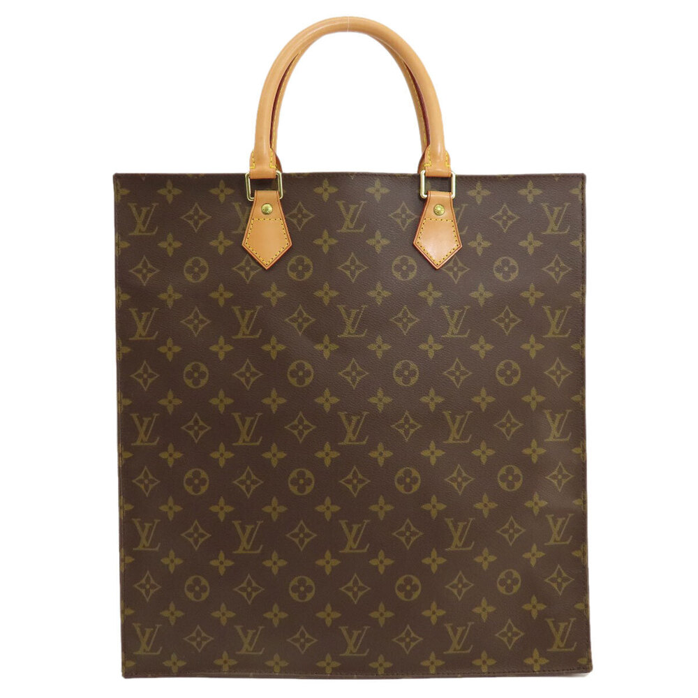 Louis Vuitton Plat Monogram Bag Canvas Tote Sac
